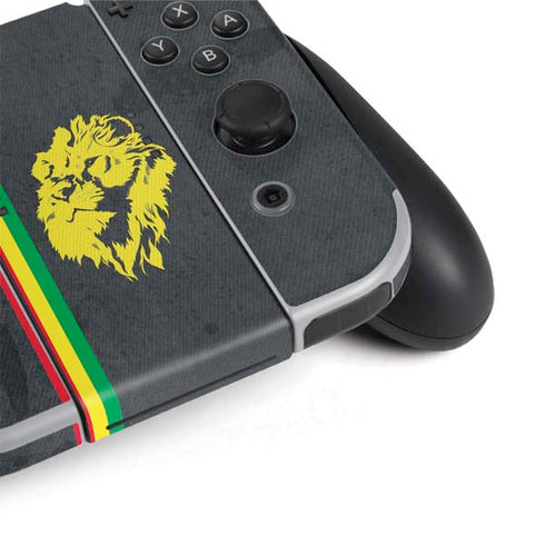 Vertical Banner - Lion of Judah Nintendo Switch OLED (2021) Skin
